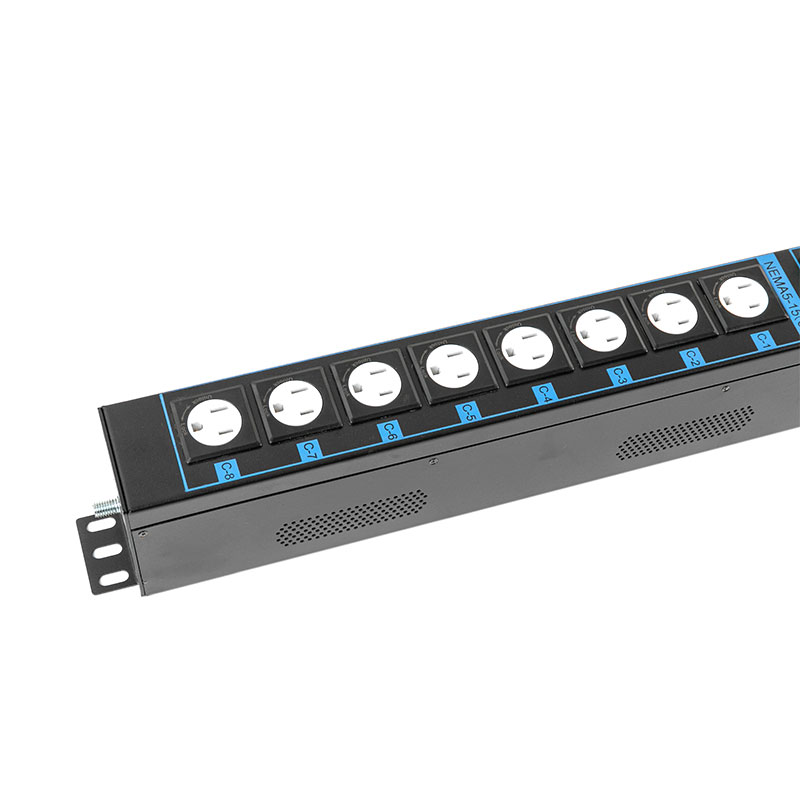 16 Ausgänge C13 C19 US Vertikaler TCP/IP-Sensorschalter Eco Smart Rack Pdu