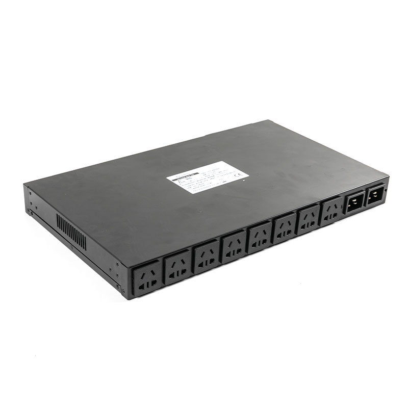 10-fach C20 vertikaler TCP/IP-Sensor Eco Smart Rack PDU 1U