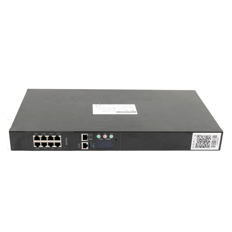 10-fach C20 vertikaler TCP/IP-Sensor Eco Smart Rack PDU 1U